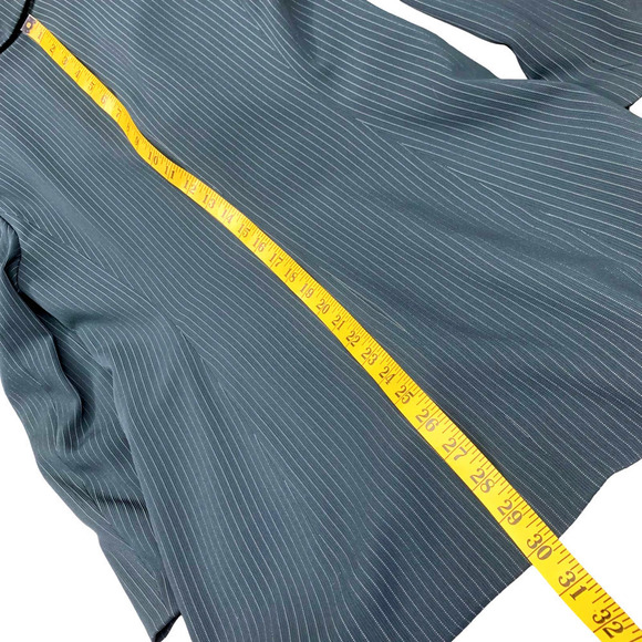 Alex Garfield Vintage Button Down Blazer Suit Jacket Women Size 4 Blue P… - Picture 16 of 16